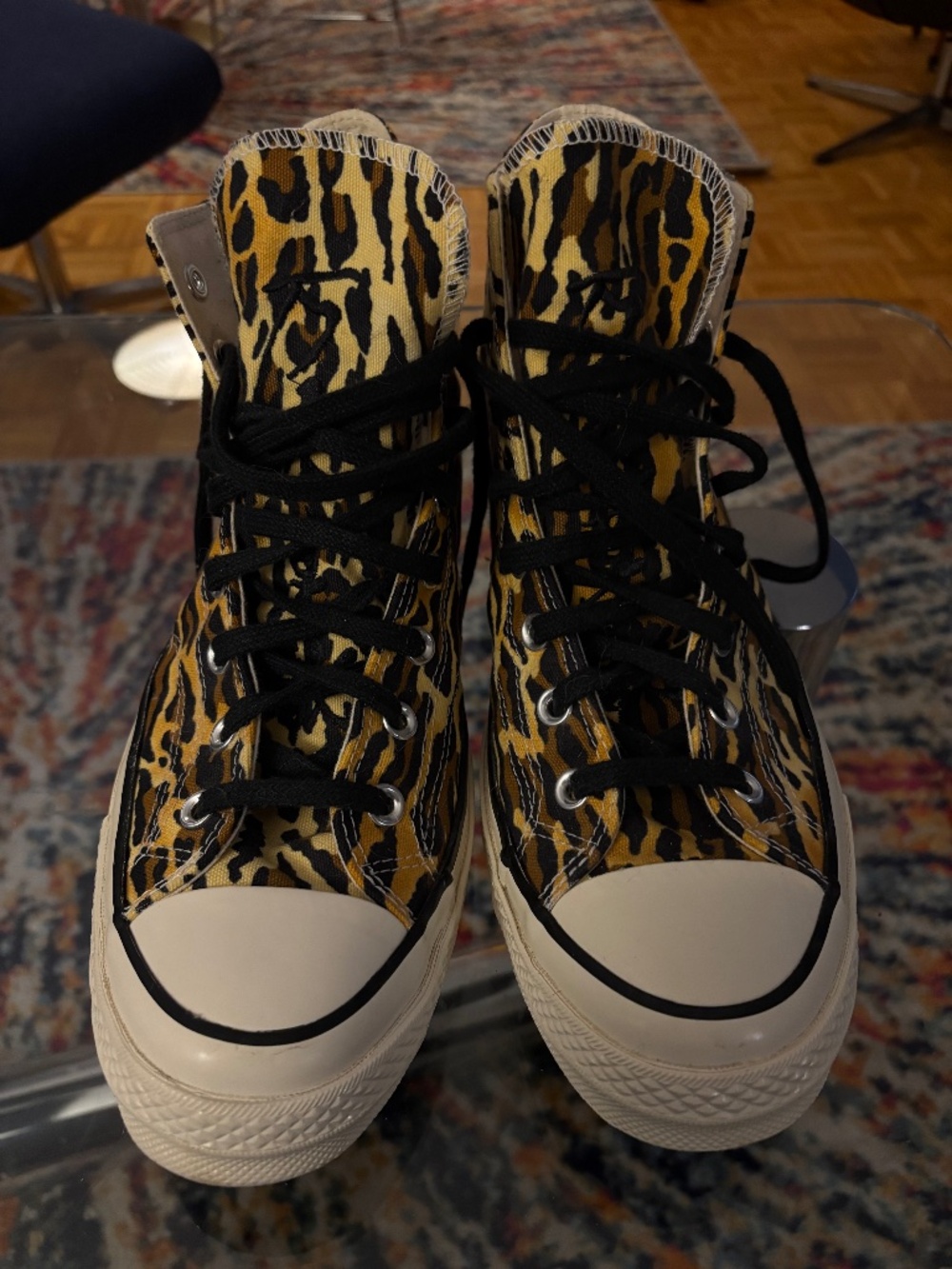 Converse Leopard Hi-Tops Size 11.5